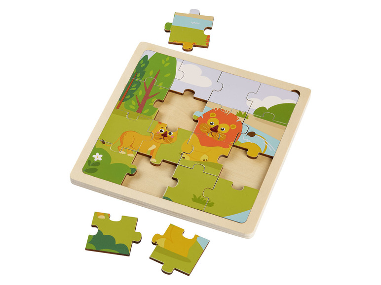 Pełny ekran: Playtive Puzzle drewniane, 17-elementów, 1 szt. - zdjęcie 18