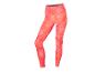 Damskie legginsy sportowe w pomarańczowo-różowy wzór w kropki