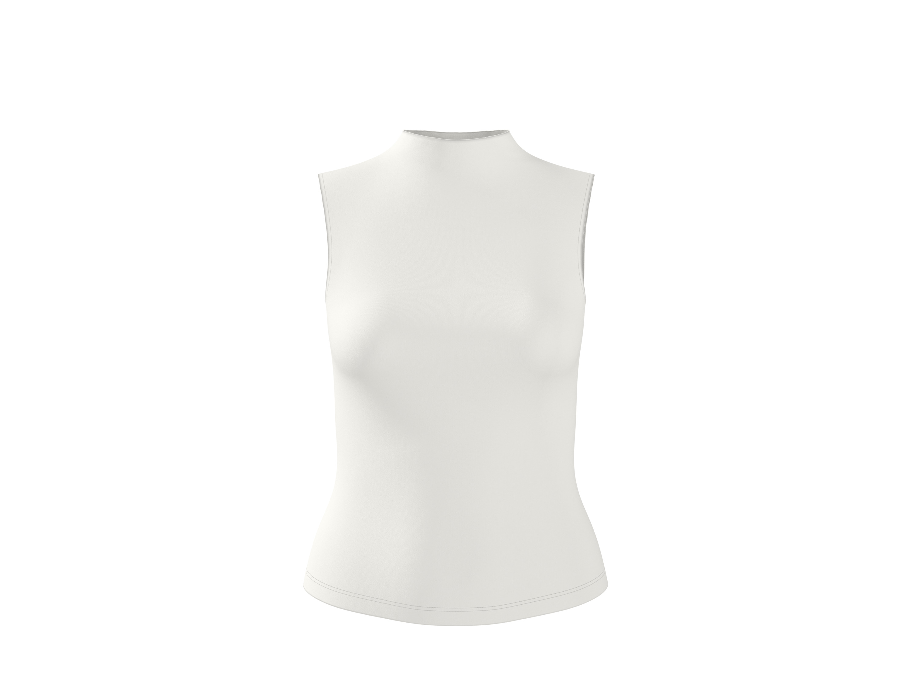 ESMARA® Top damski z bawełną (biała, XL (48/50))