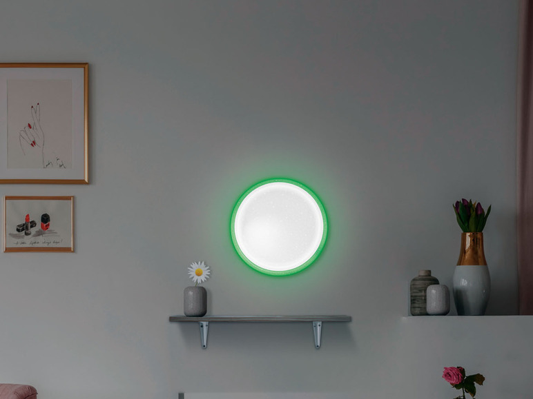 Pełny ekran: LIVARNO home Lampa sufitowa LED z kolorowym światłem dekoracyjnym - zdjęcie 10