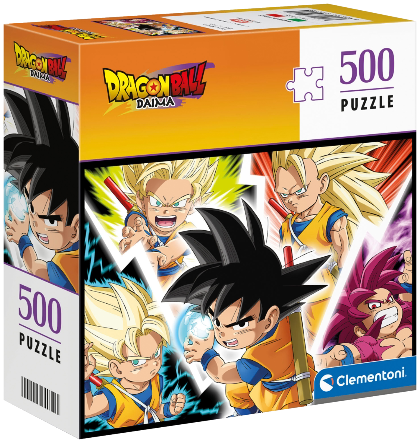 CLEMENTONI Zestaw puzzli Dragon Ball lub One Piece (Dragon Ball – Fighter)
