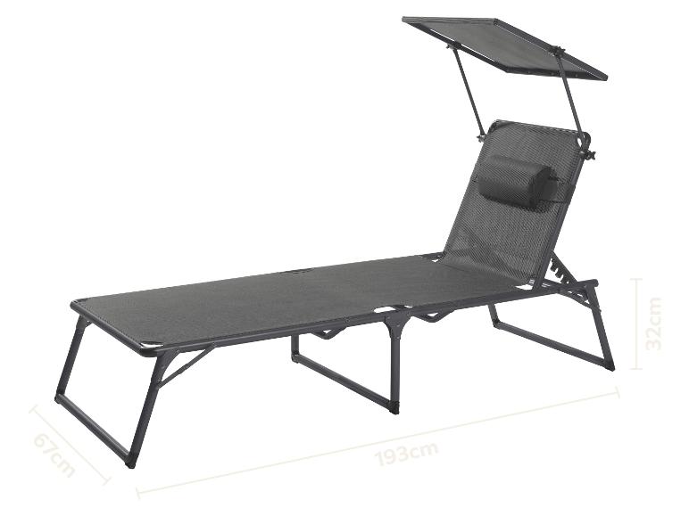Leżak aluminiowy Houston