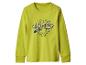 Limonkowo-zielona koszulka z długim rękawem z grafiką Grinch 'Premium Mean Machine'.