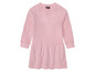 Różowa sukienka dla dziewczynek z długimi rękawami marki 'Okay'.