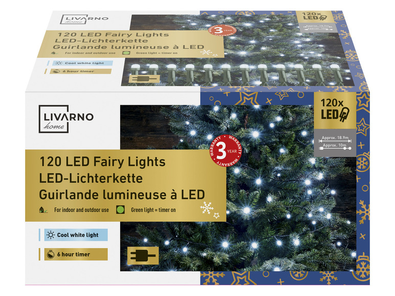 Pełny ekran: LIVARNO home Łańcuch świetlny 120 LED - zdjęcie 5