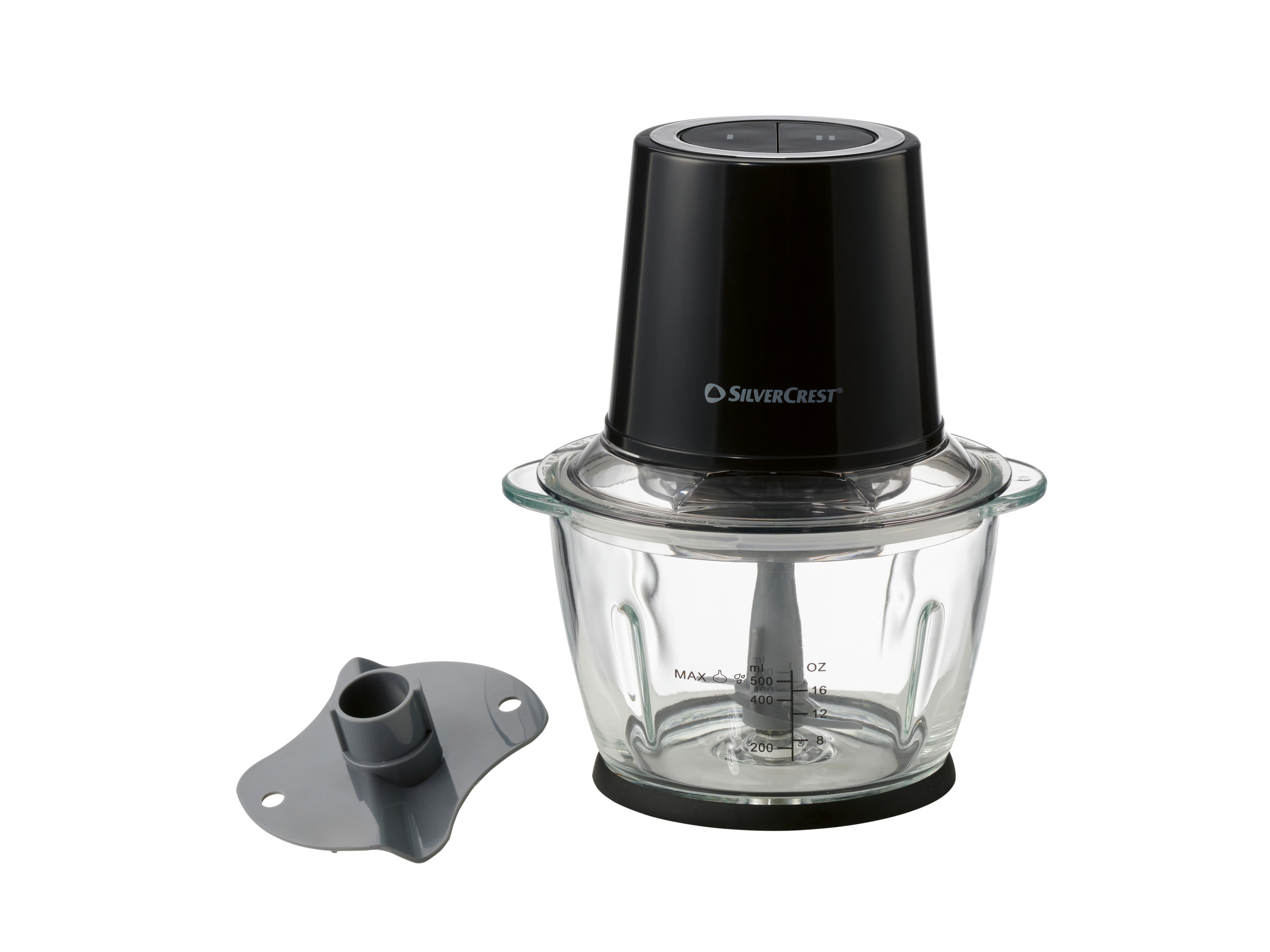 SILVERCREST® Rozdrabniacz wielofunkcyjny, 500 W, SMZC 500 E1 (Czarny)