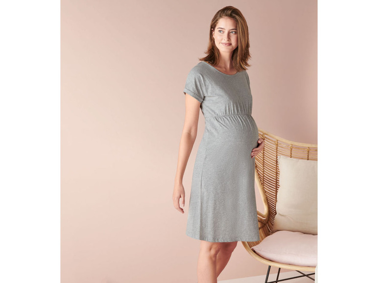 Pełny ekran: ESMARA® Sukienka ciążowa z bawełny organicznej - zdjęcie 10