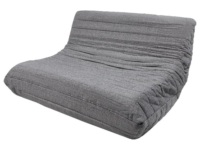 Sofa 2-osobowa ogrodowa, ciemnoszary