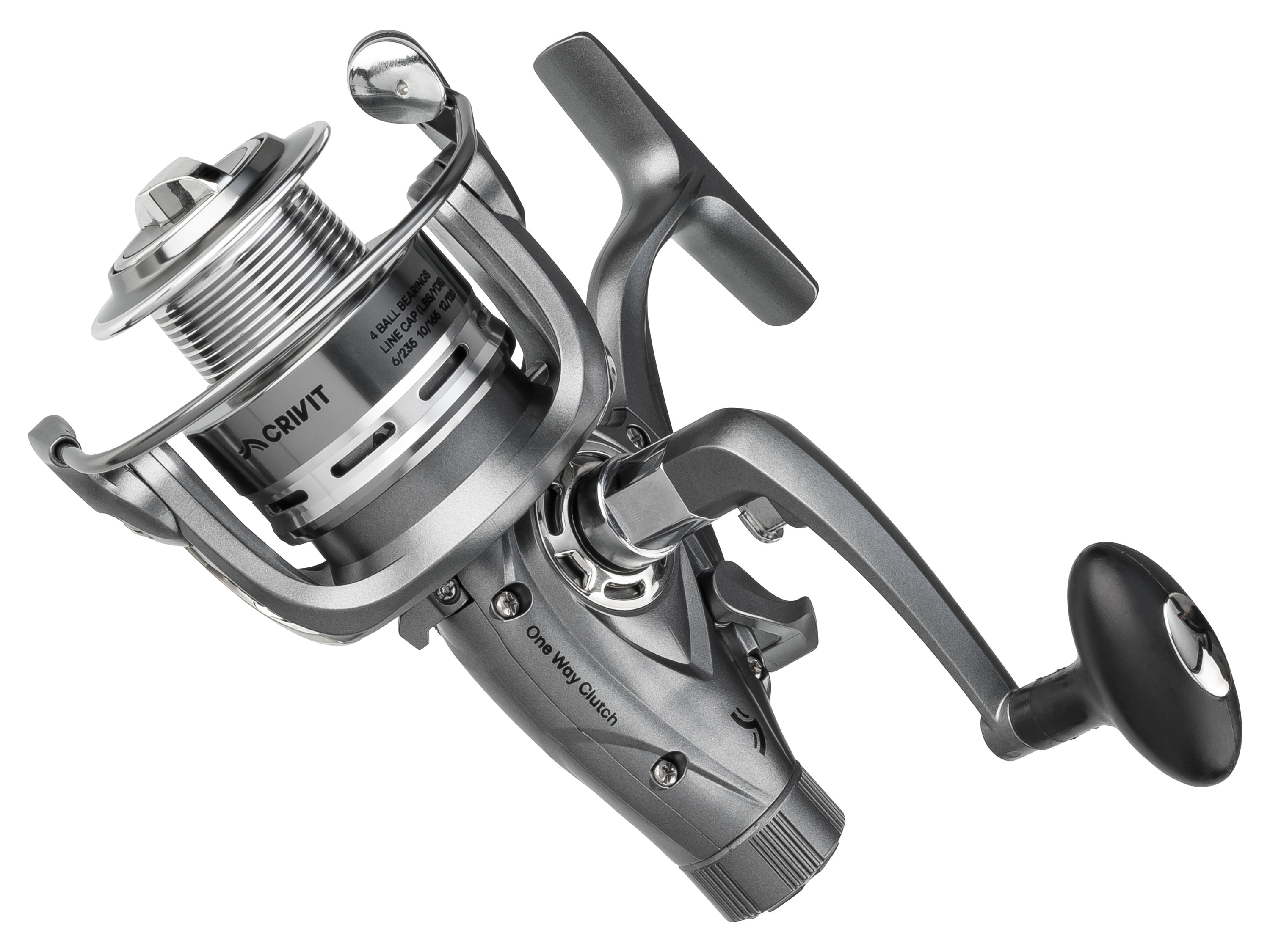 CRIVIT Kołowrotek z wolnym biegiem 3000-S/ Kołowrotek z wolnym biegiem 5000-S/ Kołowrotek spinningowy 2000 (Kołowrotek z wolnym biegiem 3000-S)