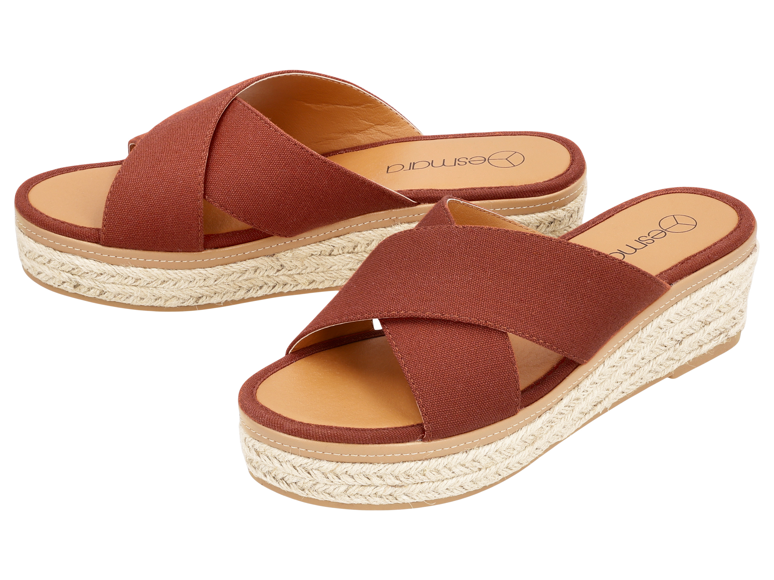 esmara® Sandały na koturnie damskie 