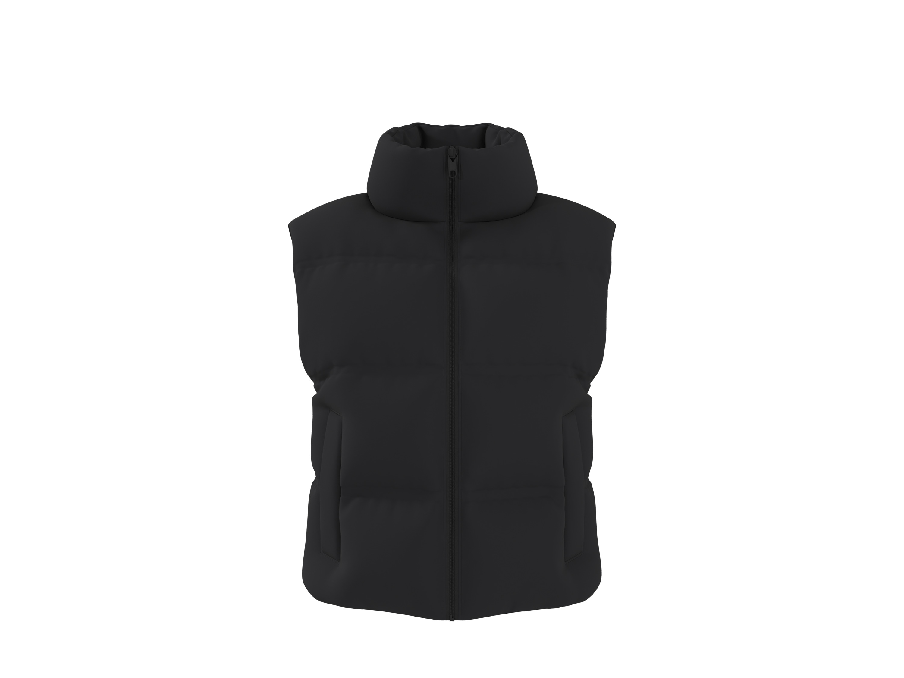ESMARA® Kamizelka pikowana damska (Czarny, L (44-46))