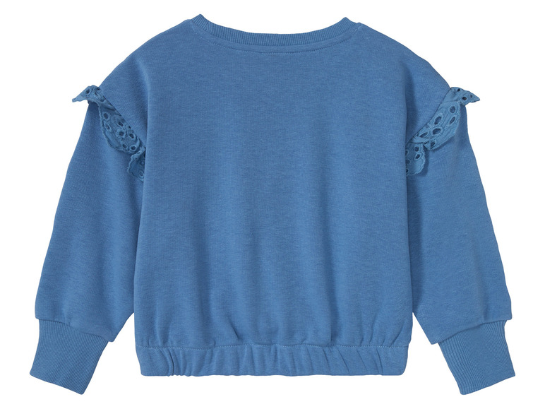 Pełny ekran: lupilu® Bluza dresowa dziewczęca z bawełną - zdjęcie 4