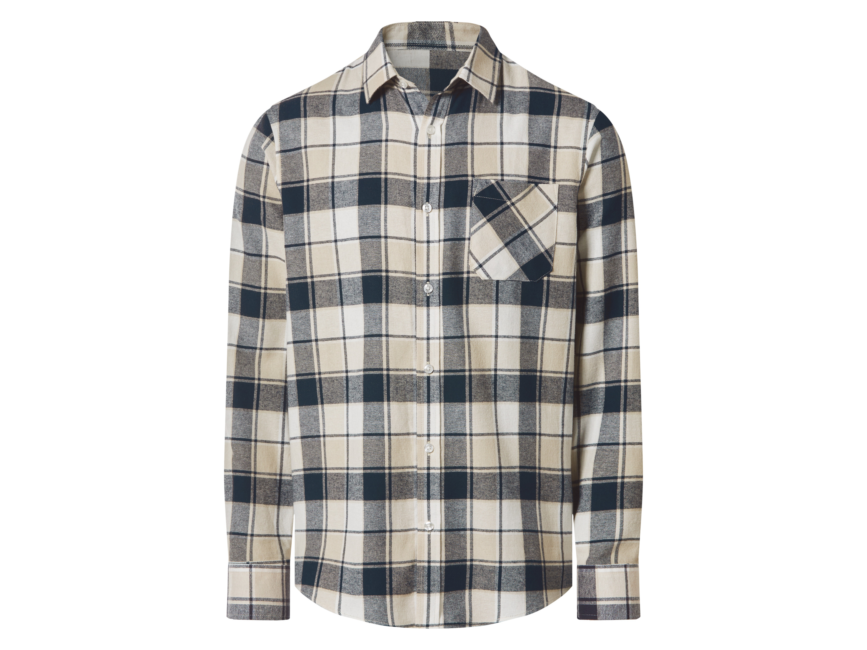 Esmara Men Koszula flanelowa męska z bawełną 