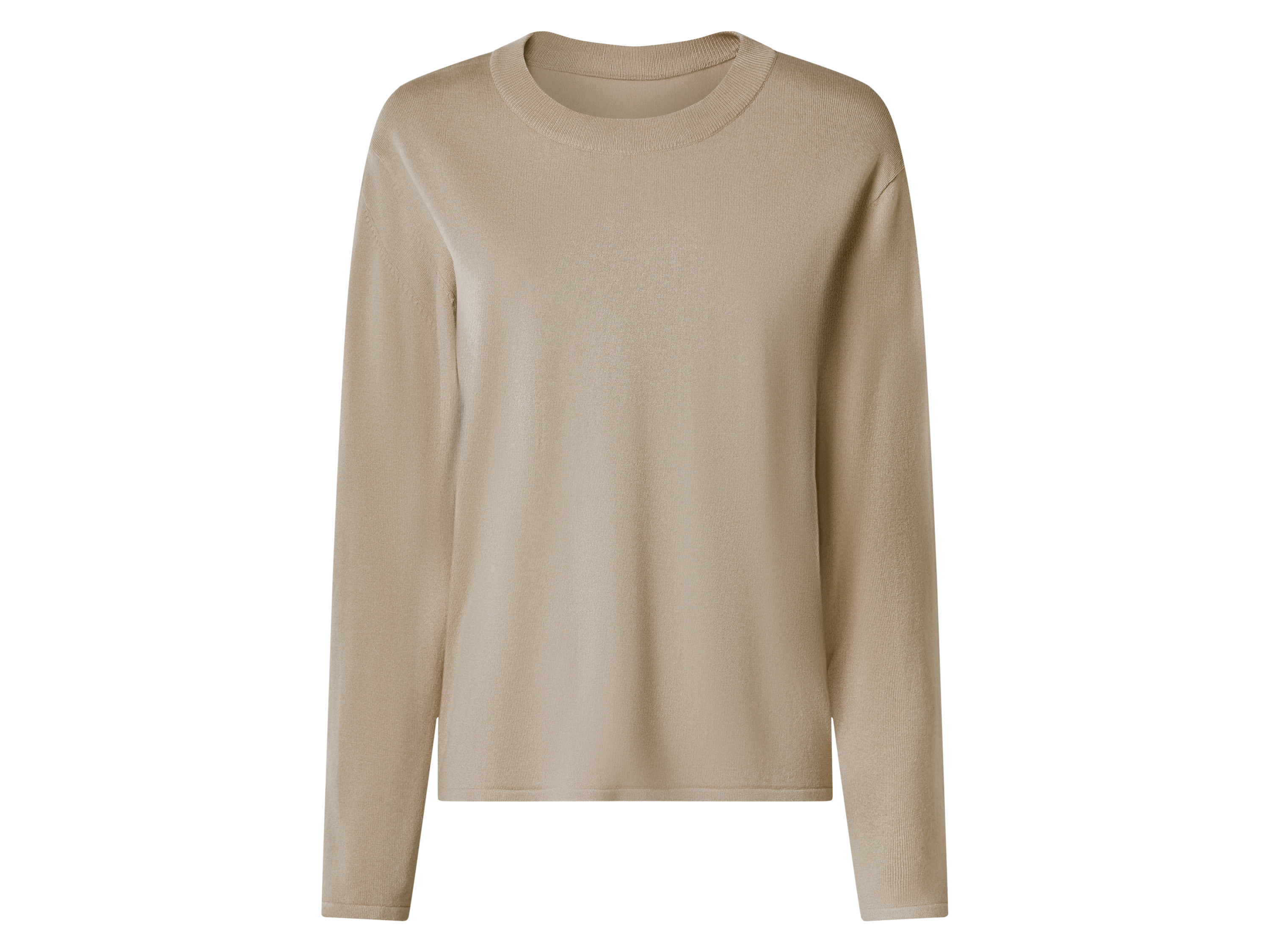 ESMARA® Sweter z cienkiej dzianiny damski (Beżowy, S(36/38))