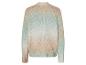 Sweter dzianinowy z efektem ombre w pastelowych kolorach.