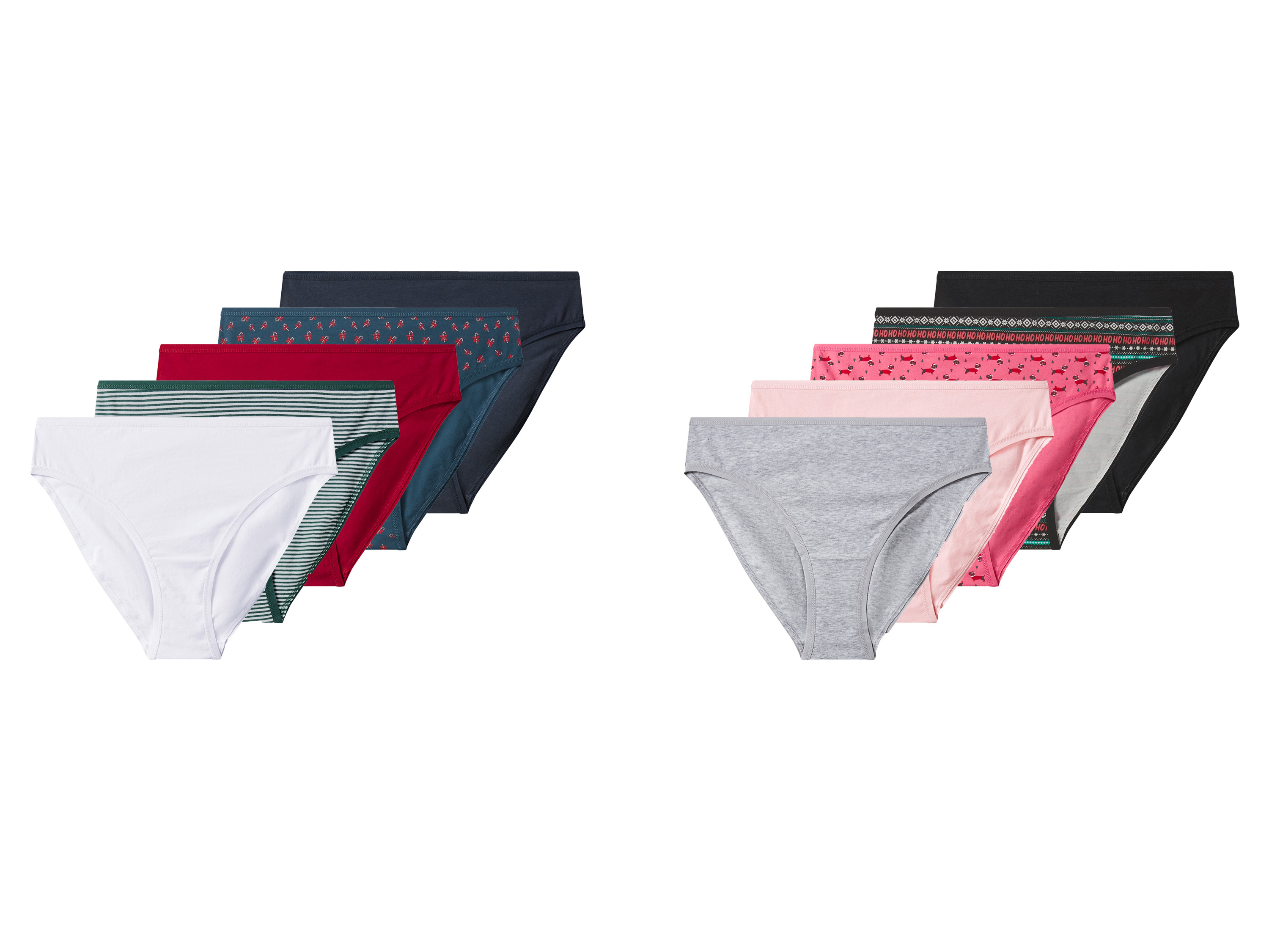 esmara® Majtki figi damskie z bawełną, 5 par