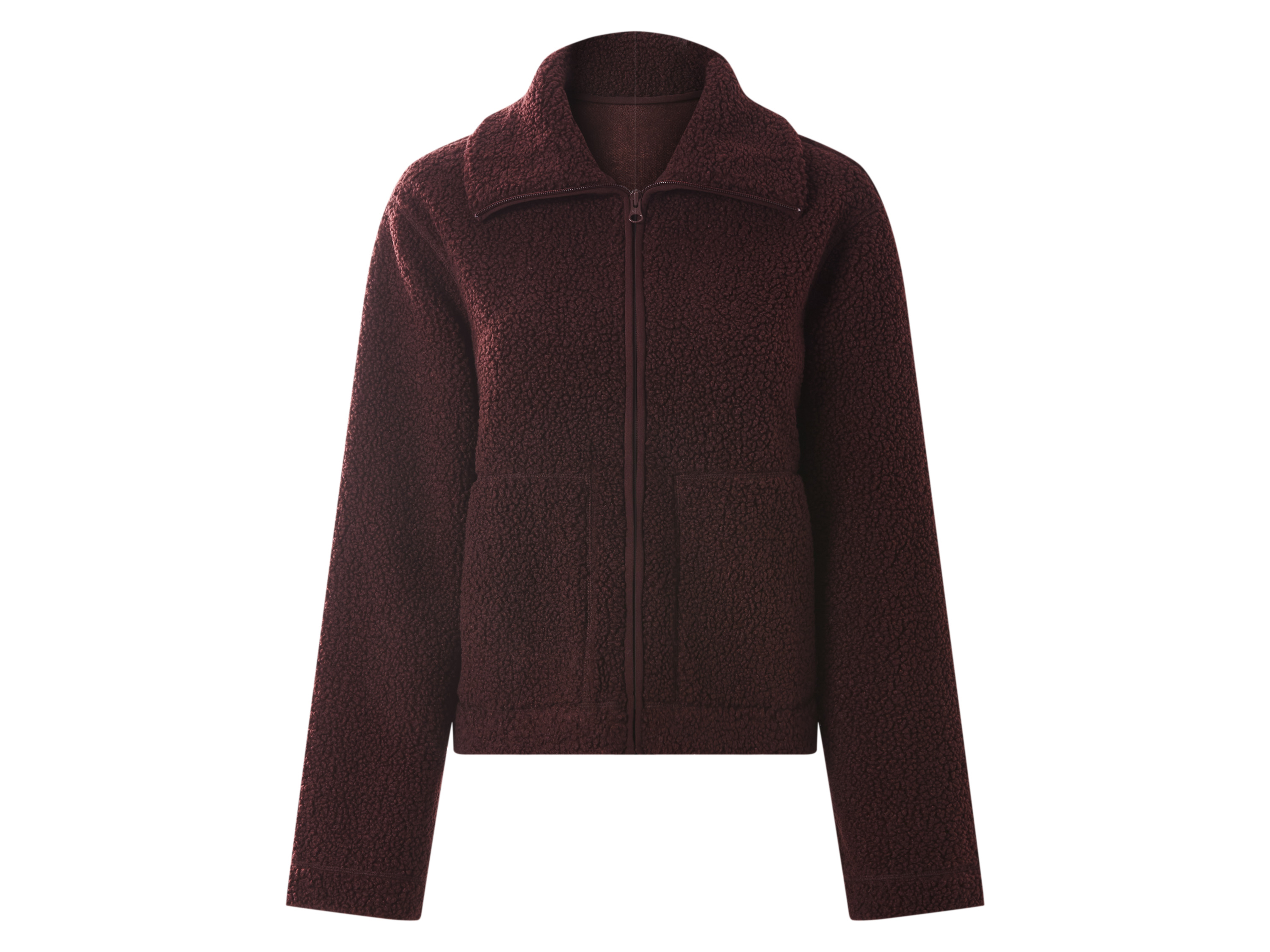 ESMARA® Kurtka damska z polaru teddy  (Czerwony, S(36/38))