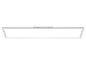 Długa, prostokątna lampa sufitowa LED w nowoczesnym stylu.