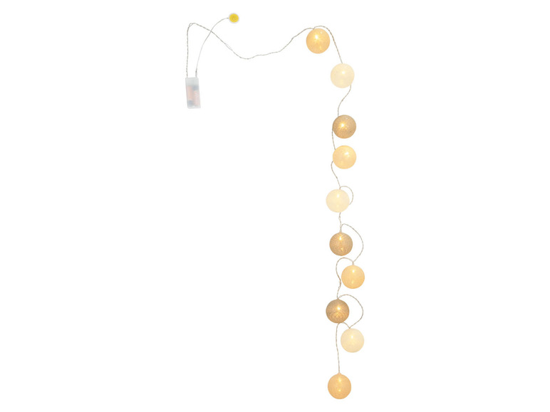 Pełny ekran: LIVARNO home Dekoracyjny łańcuch świetlny LED cotton balls - zdjęcie 8