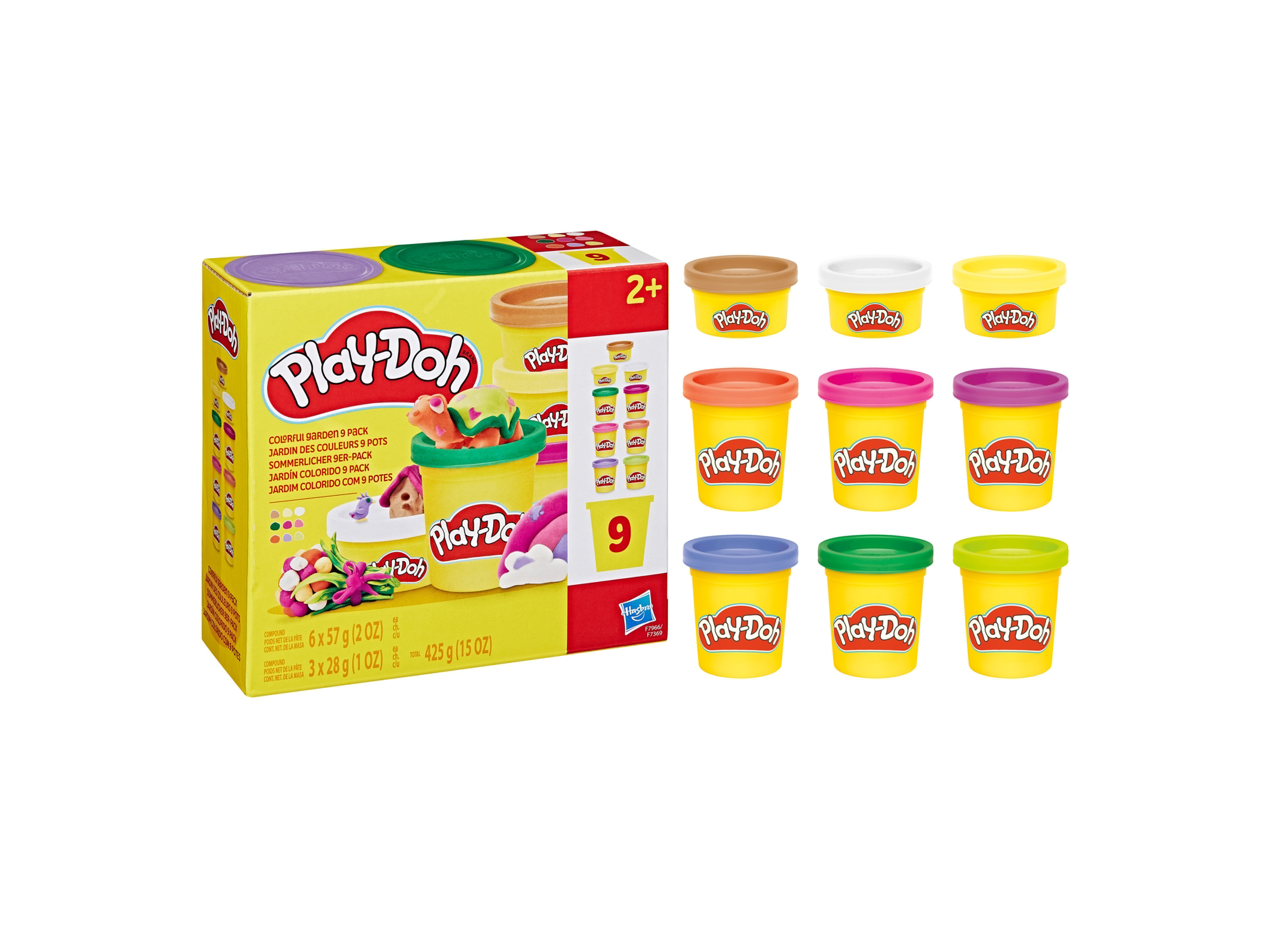 PLAY DOH Zestaw ciastoliny, 9 sztuk (Ogród)