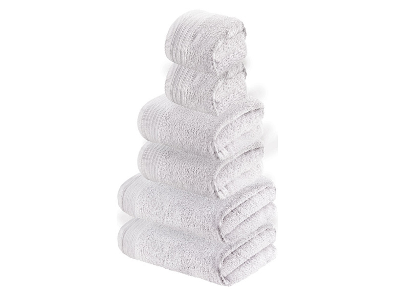 Pełny ekran: Livarno Home Zestaw ręczników frotté z bawełny, 6 sztuk - zdjęcie 10