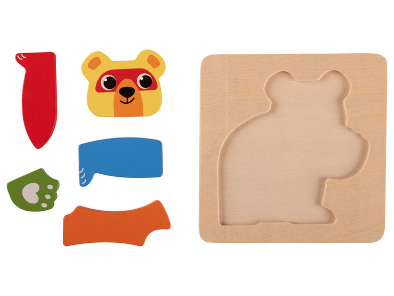 Pełny ekran: Playtive Puzzle drewniane zwierzęta, 1 zestaw - zdjęcie 4