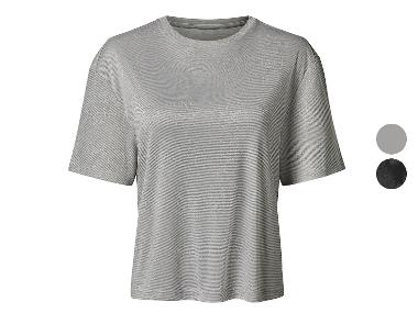 esmara® T-shirt damski z błyszczącym efektem