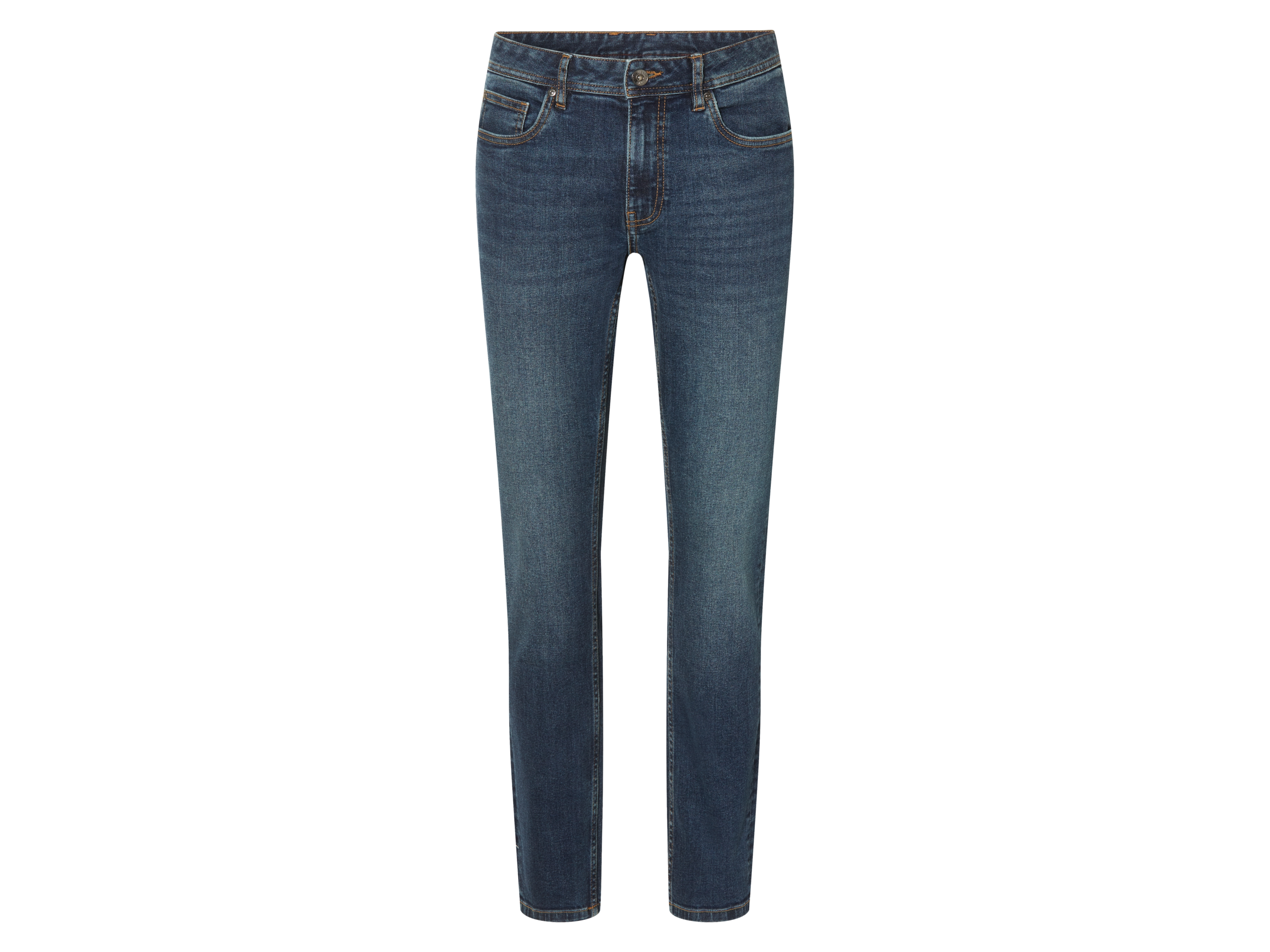 esmara Men Jeansy slim fit męskie z bawełny (Ciemnoniebieski, 54 (38/32))