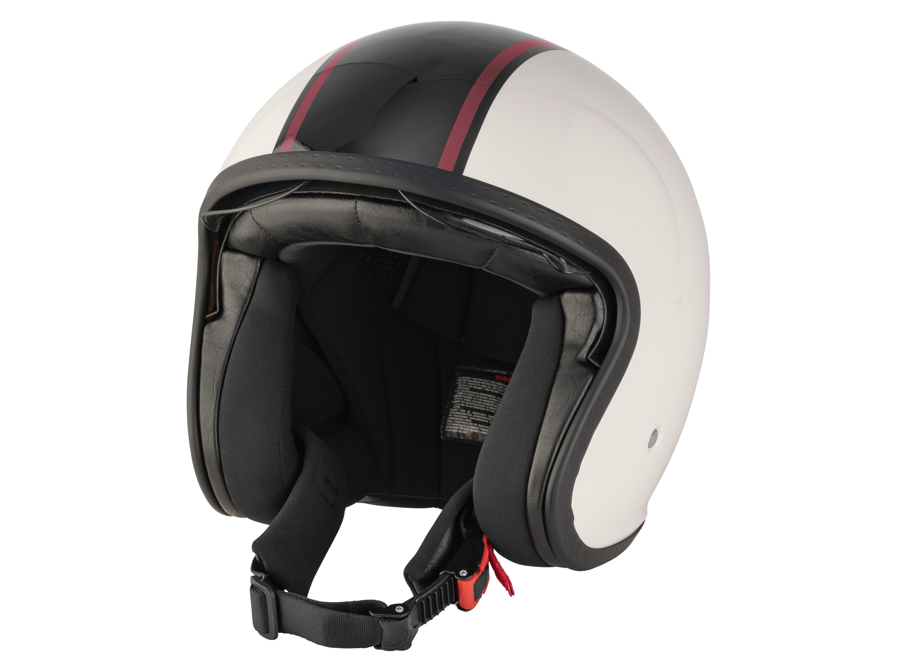 ULTIMATE SPEED® Kask Jet, rozm. M. (beżowy/czarny/czerwony)