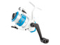 Biało-niebieski kołowrotek wędkarski marki Rocktrail.