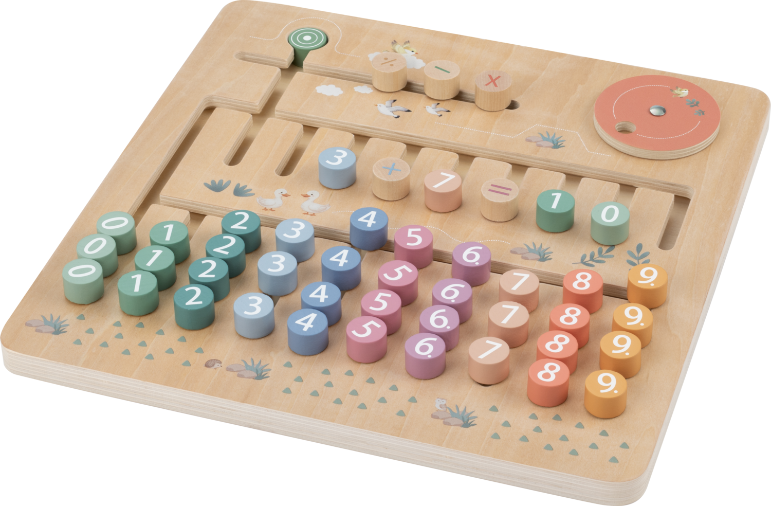 LUPILU® Drewniane zabawki Montessori (Arymetryczna gra do liczenia)