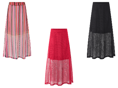 ESMARA® Damska spódnica maxi, z kryjącą halką.