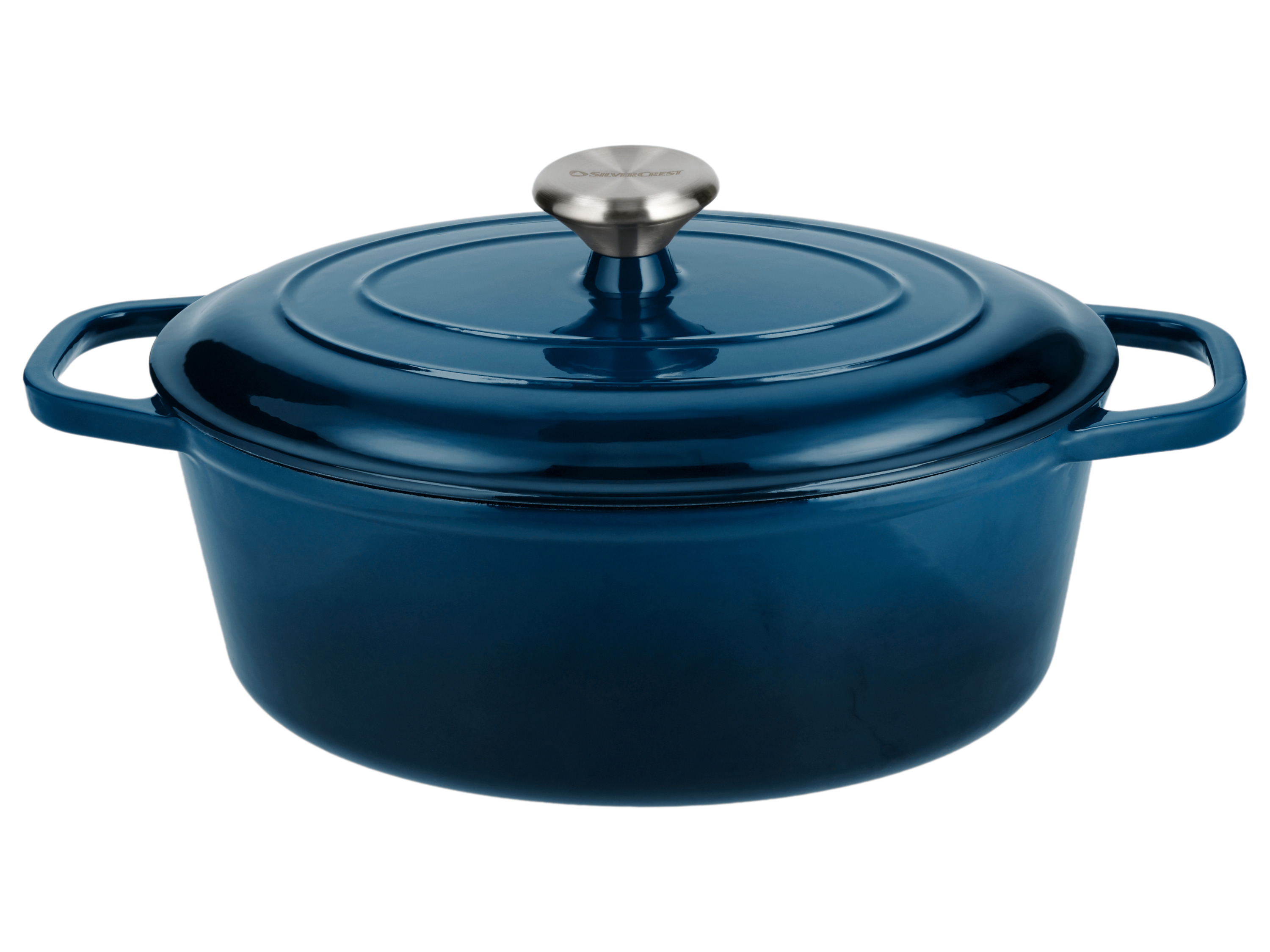 SILVERCREST® Żeliwna brytfanna Premium, Ø 29 cm (Niebieski)