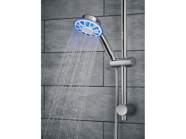 Pełny ekran: LIVARNO home Słuchawka prysznicowa LED, z wkładem oszczędzającym wodę - zdjęcie 4