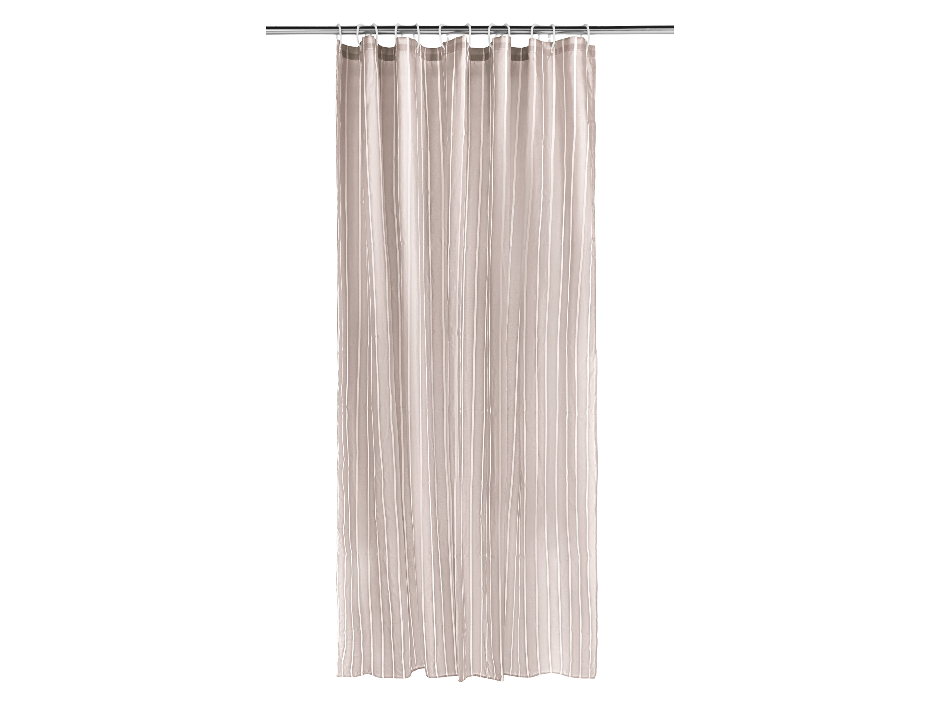 LIVARNO® Zasłona prysznicowa, 180 x 200cm (Beżowy)