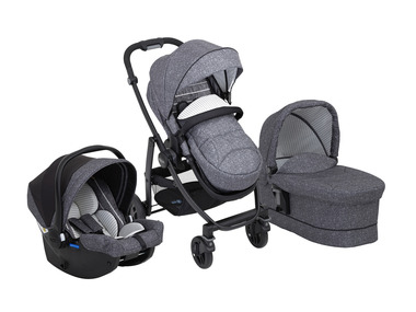 Wózek Graco® Evo® Trio 3w1 z gondolą i fotelikiem samochodowym dla niemowląt
