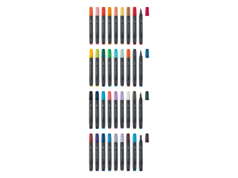 Zestaw kolorowych markerów Sketchmarker marki Crelando.