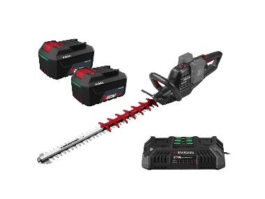 PARKSIDE PERFORMANCE® Zestaw Akumulatorowe nożyce do żywopłotu, 40 V z 2 akumulatorami 20 V, 4 Ah i podwójną ładowarką, 2 x 4,5 A