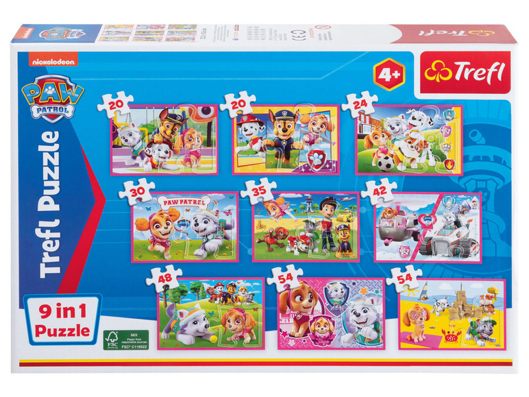 Pełny ekran: Trefl Puzzle 9w1 z postaciami z bajek, 330 elementów - zdjęcie 2