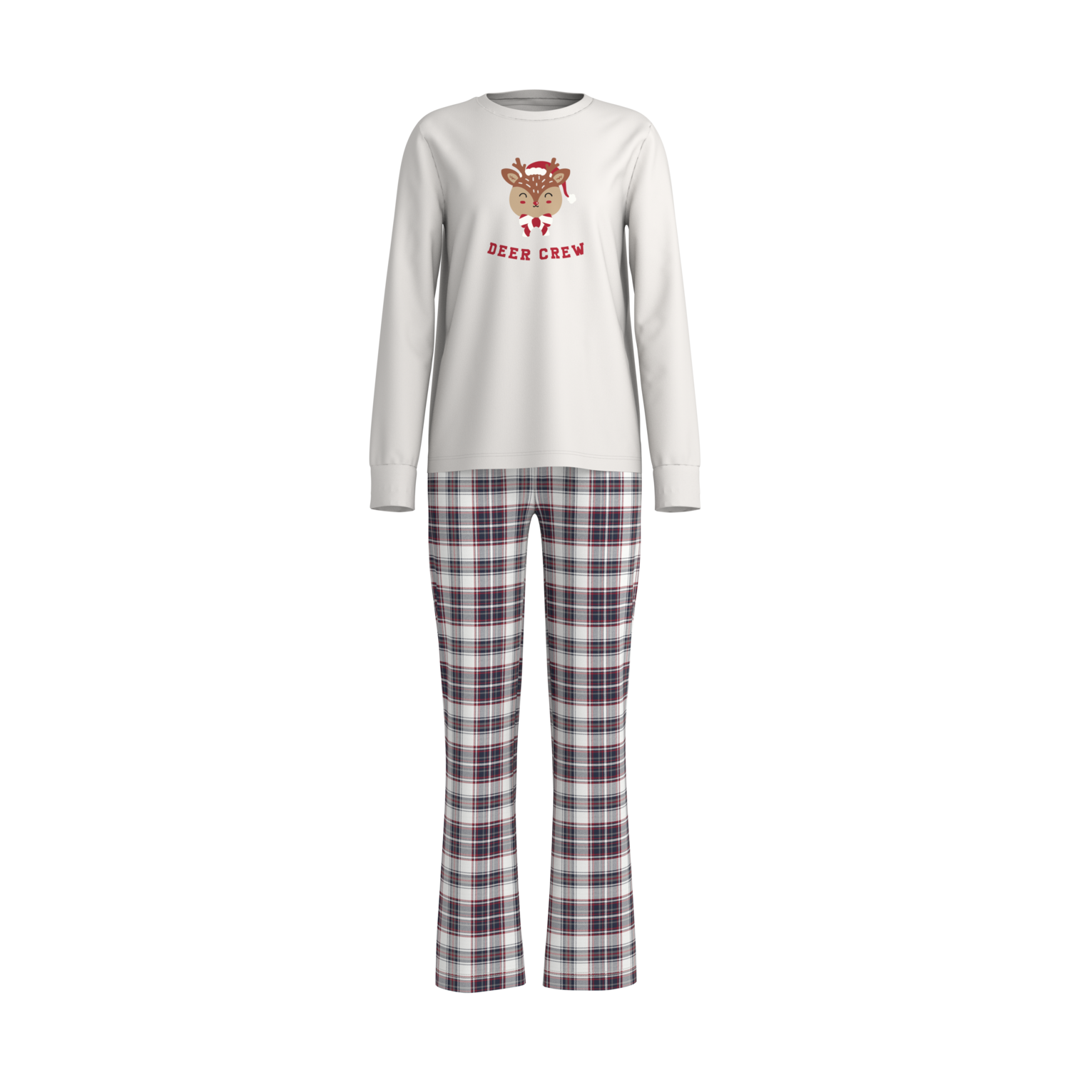 ESMARA KIDS Piżama świąteczna dziecięca (Szary/granatowy, 134/140)