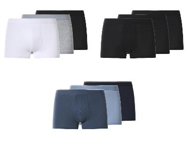 esmara Men Bokserki męskie z bawełną, 3 pary
