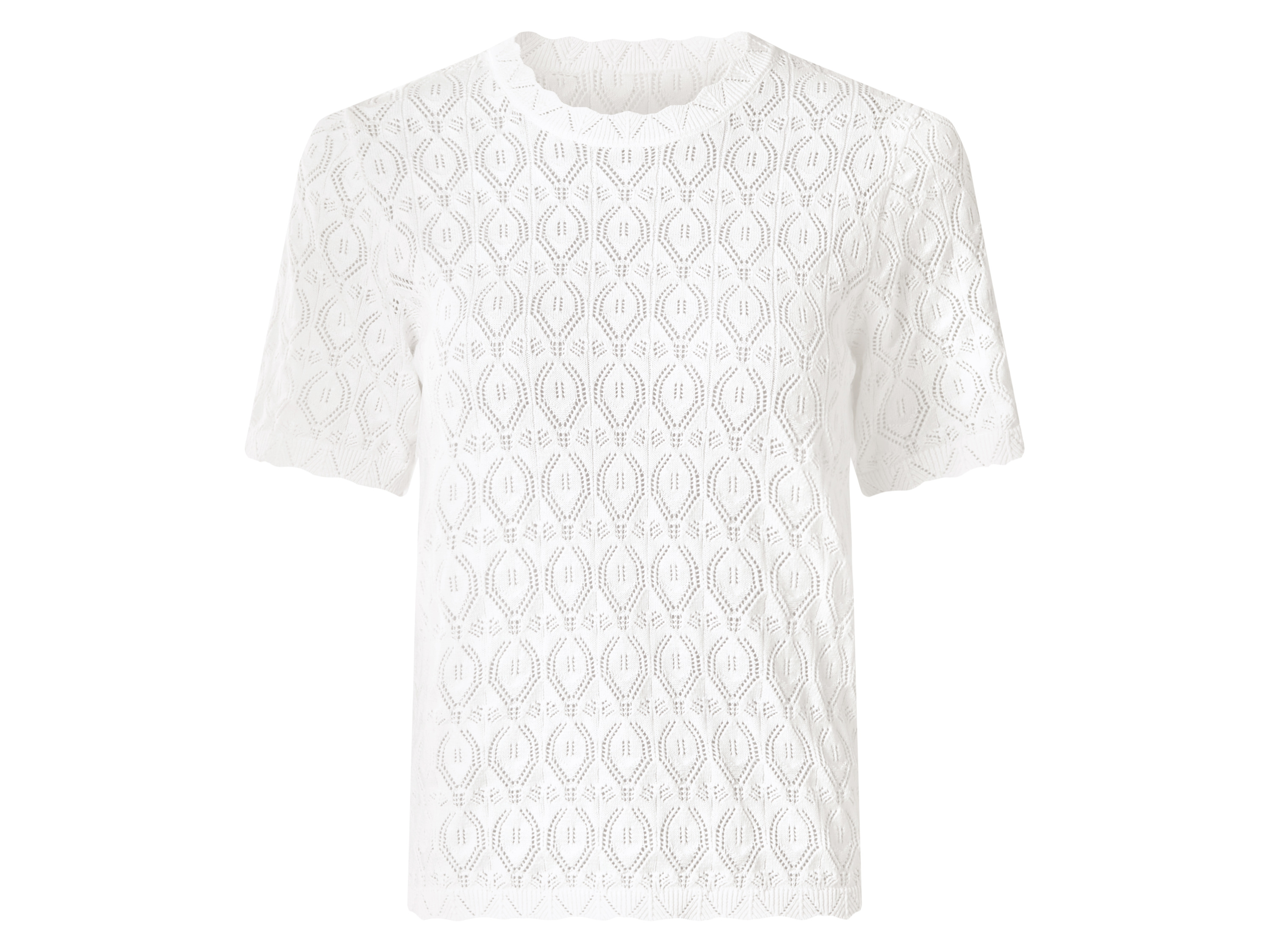 esmara® Sweter ażurowy damski z bawełny