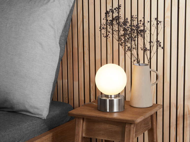 Pełny ekran: LIVARNO home Lampa stołowa LED, z kloszem szklanym - zdjęcie 12