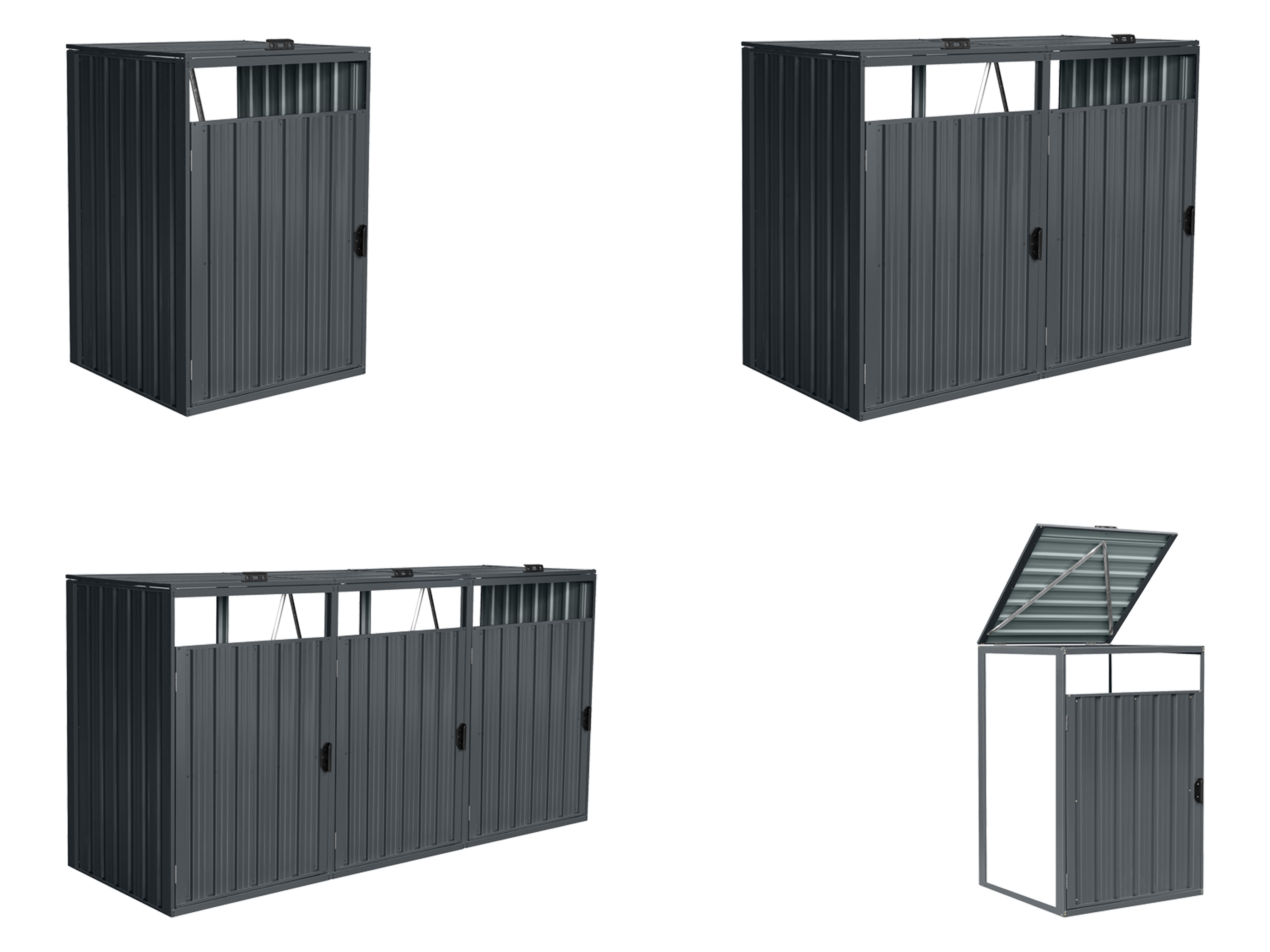 HOME DELUXE Obudowa na kosze na śmieci »CUBO«