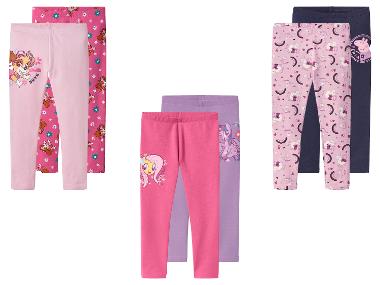 Legginsy termiczne dziecięce z bawełną, 2 pary