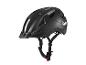 Czarny kask rowerowy Crivit.