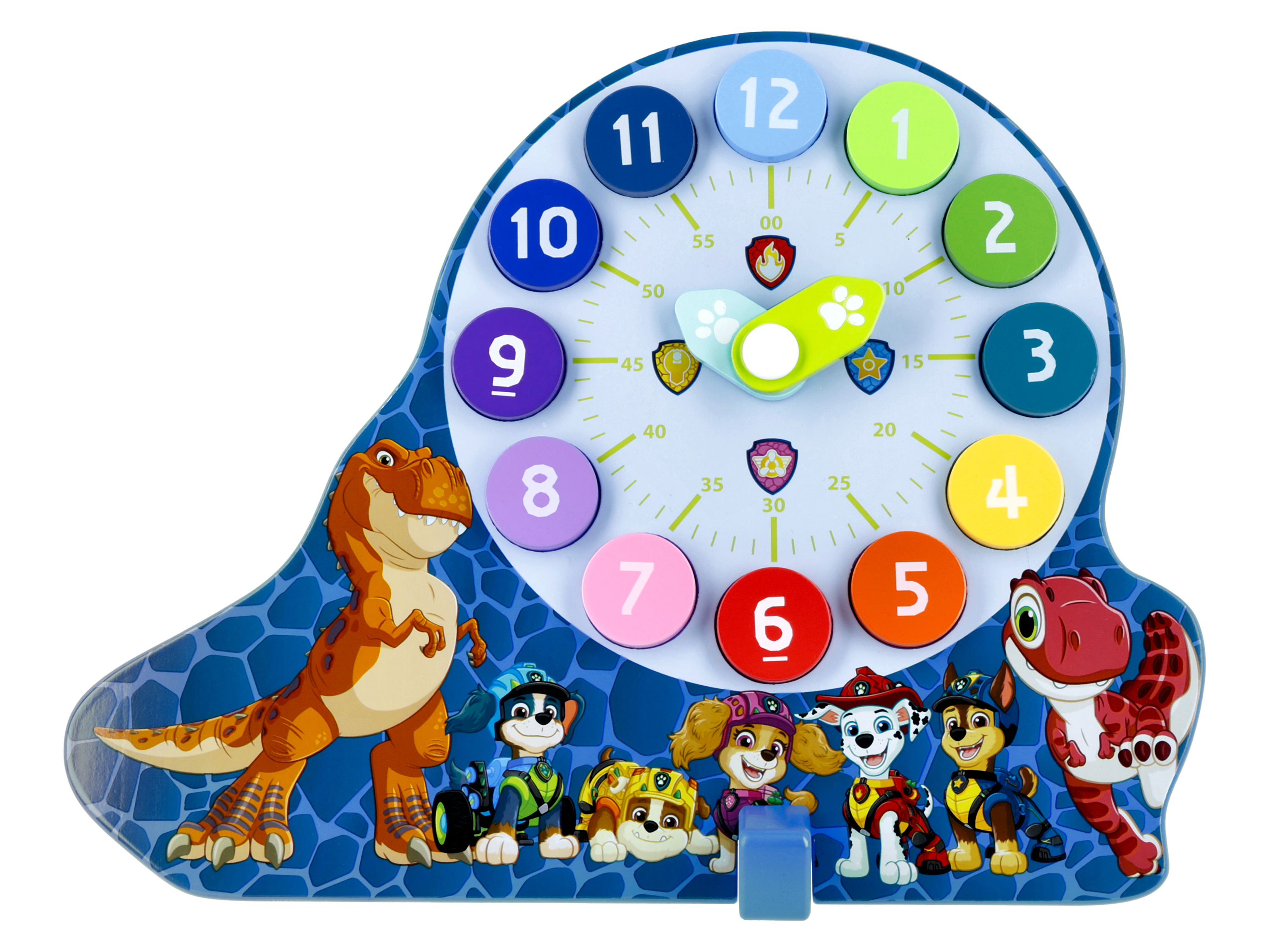 LUPILU® Zegar układanka / Tablica magnetyczna i kredowa (Zegar układający puzzle)