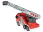 Czerwony zabawkowy wóz strażacki z wysuwaną drabiną