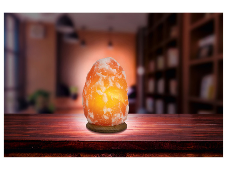 Pełny ekran: LIVARNO home Lampka podświetlany kryształ solny, 16 cm - zdjęcie 2