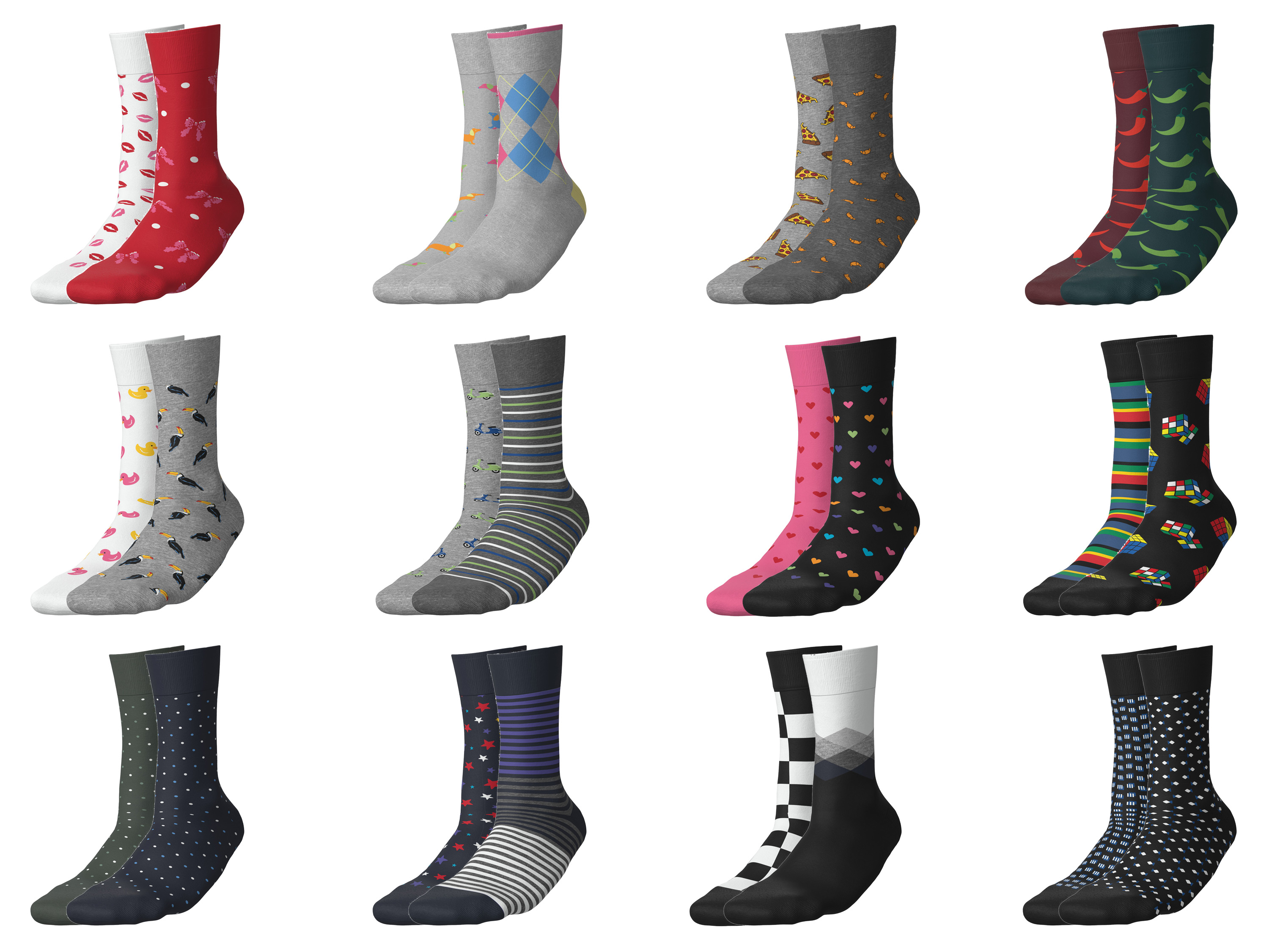 esmara® Skarpetki damskie lub męskie, 2 pary